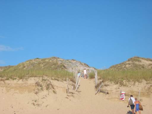 Dnenaufgang vom Strand