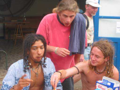 Cederic, Thomas und Francois