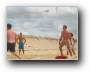 Volleyball mit Toms Netz  