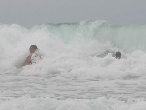 Wellen und Surfschule