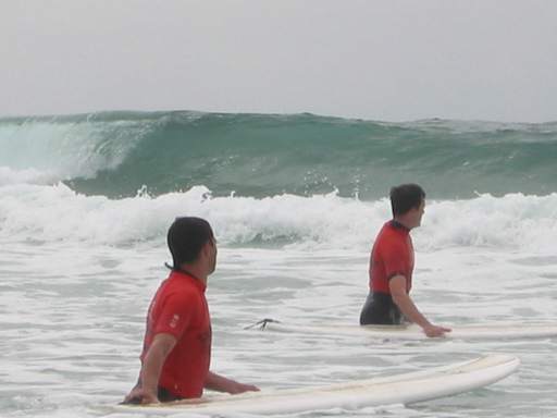 Wellen und Surfschule