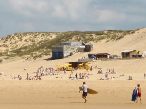 Der Bunker am berwchten Strand (Nordostblick)