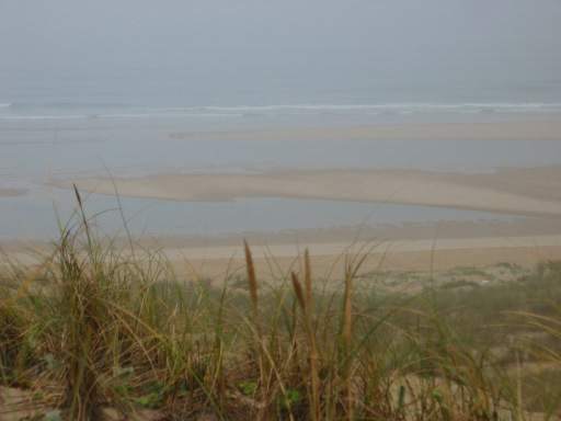 Sandbank am Morgen
