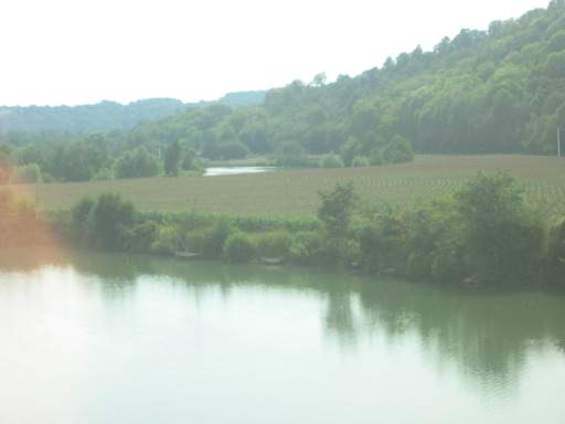 Lothringen aus dem Zug